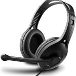 אוזניות BLACK  EDIFIER K800 WITH MICROPHONE USB