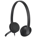 אוזניות Logitech USB Headset H340 With Microphone