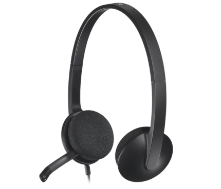 אוזניות Logitech USB Headset H340 With Microphone