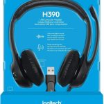 אוזניות ומיקרופון Logitech H390 USB Headphones Black