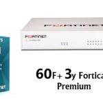 באנדל מכשיר 60F ורשיון FortiGate-60F HW PLUS 3y