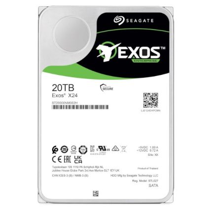דיסק Seagate Exos X24 20TB Enterprise 3.5 7200RPM 256MB cache