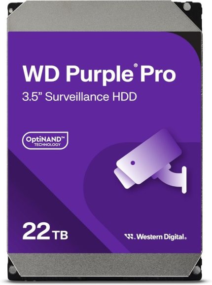 דיסק WD 22TB PURPLE Pro Surveilance 512MB Cache 7200 rpm SATA III