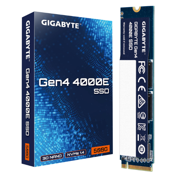 דיסק פנימי Gigabyte 4000E 500GB Gen4 SSD NVME 2280 דיסק פנימי Gigabyte 4000E 500GB Gen4 SSD NVME 2280 – תמונה 1