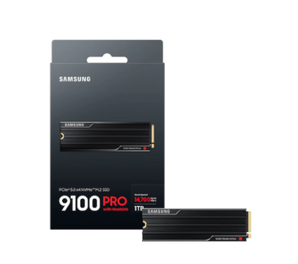 דיסק פנימי Samsung 9100 PRO W Heatsink 4TB Gen5 M.2 NVME 2.0