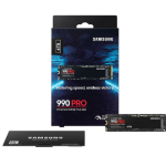 דיסק פנימי Samsung 990 PRO 4TB GEN4 up to 7450 read 6900 Write