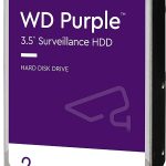 דיסק קשיח פנימי לנייח WD 2TB Purple 5400rpm 64MB 3.5 SATA III