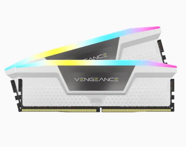 זכרון לבן לנייח Corsair Vengeance RGB 32GB 2X16 DDR5 6000Mhz C38 זכרון לבן לנייח Corsair Vengeance RGB 32GB 2X16 DDR5 6000Mhz C38 – תמונה 1