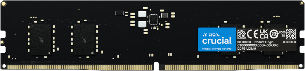 זכרון לנייח Crucial 64GB DDR5 5600Mhz C46 UDIMM Desktop Memory זכרון לנייח Crucial 64GB DDR5 5600Mhz C46 UDIMM Desktop Memory – תמונה 1