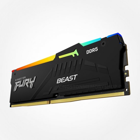 זכרון לנייח Kingston Fury Beast RGB 32GB DDR5 5200Mhz C40 זכרון לנייח Kingston Fury Beast RGB 32GB DDR5 5200Mhz C40 – תמונה 1