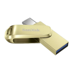 זכרון נייד SanDisk 512GB TYPE-C and Type-A Dual Drive Luxe