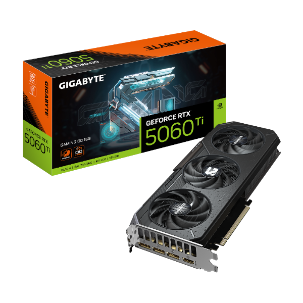כרטיס מסך Gigabyte RTX 5060 Ti Gaming OC 16GB כרטיס מסך Gigabyte RTX 5060 Ti Gaming OC 16GB – תמונה 1