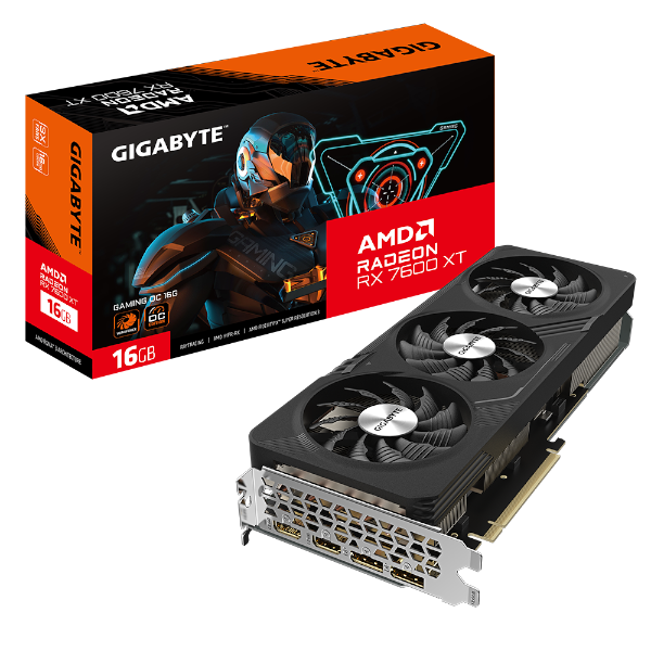 כרטיס מסך Gigabyte RX 7600 XT 16GB 128Bit OC כרטיס מסך Gigabyte RX 7600 XT 16GB 128Bit OC – תמונה 1