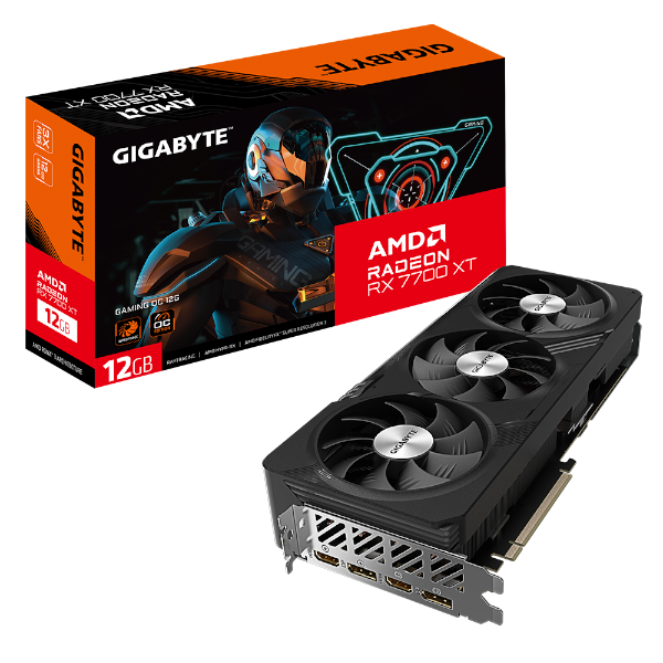 כרטיס מסך Gigabyte Radeon RX 7700 XT GAMING OC 12G כרטיס מסך Gigabyte Radeon RX 7700 XT GAMING OC 12G – תמונה 1