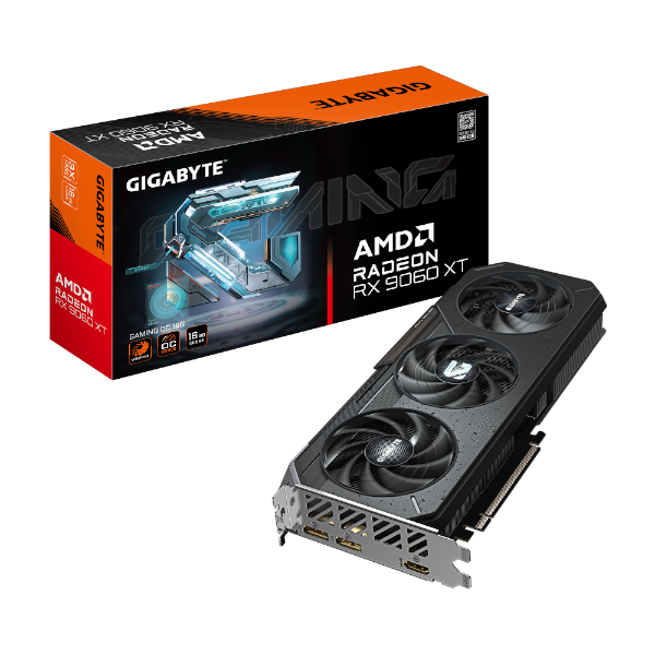 כרטיס מסך Gigabyte Radeon RX 9060 XT GAMING OC 16GB כרטיס מסך Gigabyte Radeon RX 9060 XT GAMING OC 16GB – תמונה 1