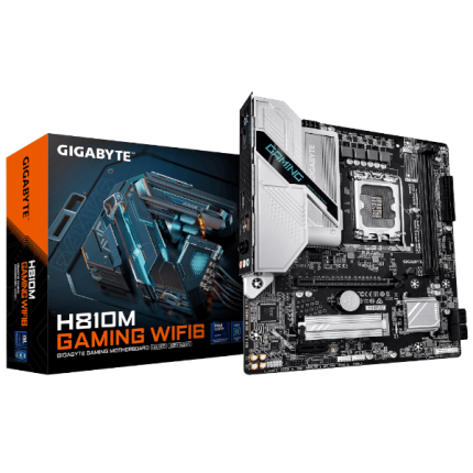 לוח Gigabyte H810M Gaming WIFI6 Micro-Atx DDR5 LGA1851 DP HDMI