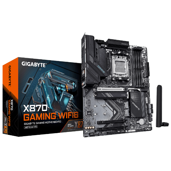 לוח אם GIGABYTE X870 GAMING WIFI6 ATX DDR5 AM5 BT 2.5GB LAN לוח אם GIGABYTE X870 GAMING WIFI6 ATX DDR5 AM5 BT 2.5GB LAN – תמונה 1