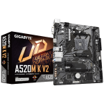 לוח אם Gigabyte AMD A520M K V2 rev 1.1 DDR4 For AM4