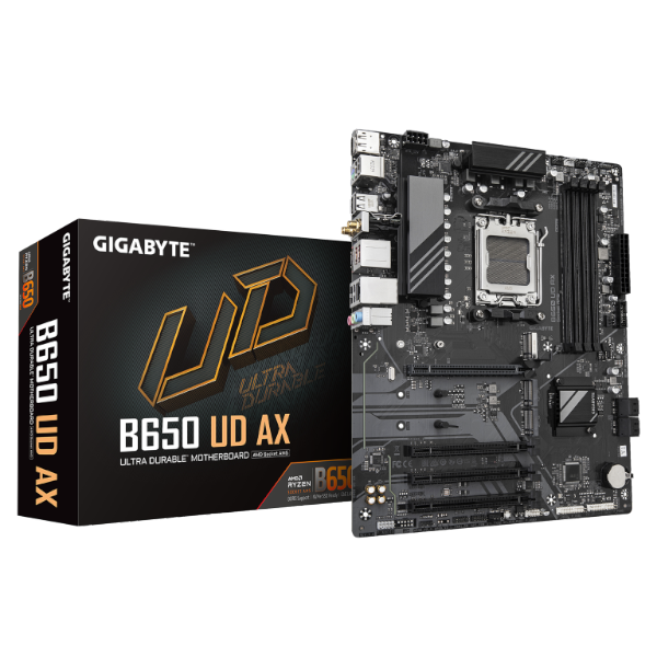 לוח אם Gigabyte B650 UD AX AMD AM5 Wifi 6 PCIE 5.0 DDR5 לוח אם Gigabyte B650 UD AX AMD AM5 Wifi 6 PCIE 5.0 DDR5 – תמונה 1