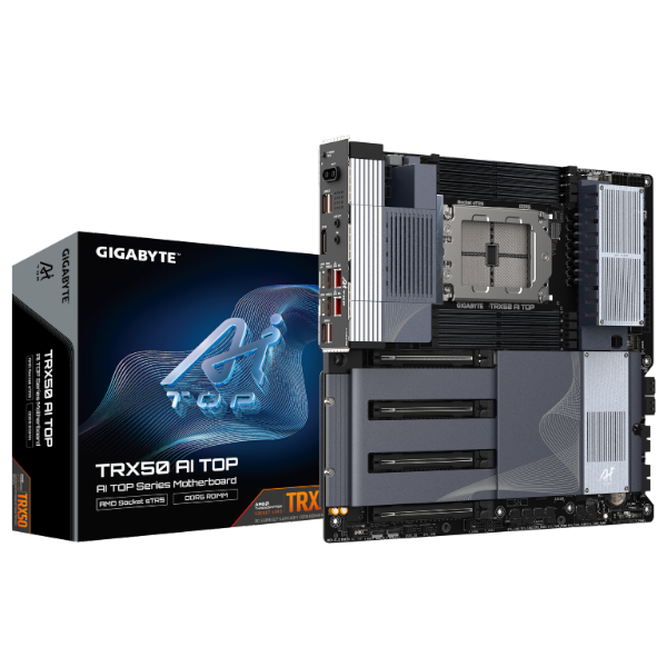לוח אם Gigabyte TRX50 AI TOP for AMD sTR5 7000 series usb 4.0 לוח אם Gigabyte TRX50 AI TOP for AMD sTR5 7000 series usb 4.0 – תמונה 1