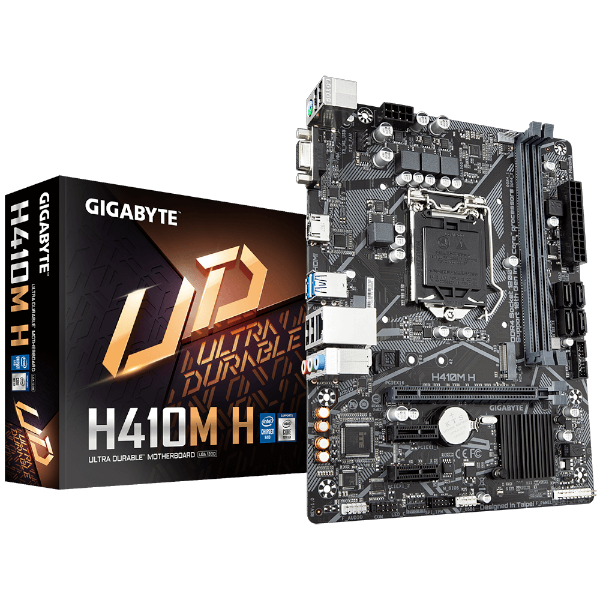 לוח אם מתוקן לאינטל דור 10 Gigabyte H410M H Micro-ATX LGA1200 לוח אם מתוקן לאינטל דור 10 Gigabyte H410M H Micro-ATX LGA1200 – תמונה 1
