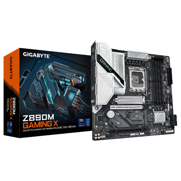לוח לאינטל דור 15 Gigabyte Z890M GAMING X mATX 2.5GbE LGA1851 לוח לאינטל דור 15 Gigabyte Z890M GAMING X mATX 2.5GbE LGA1851 – תמונה 1