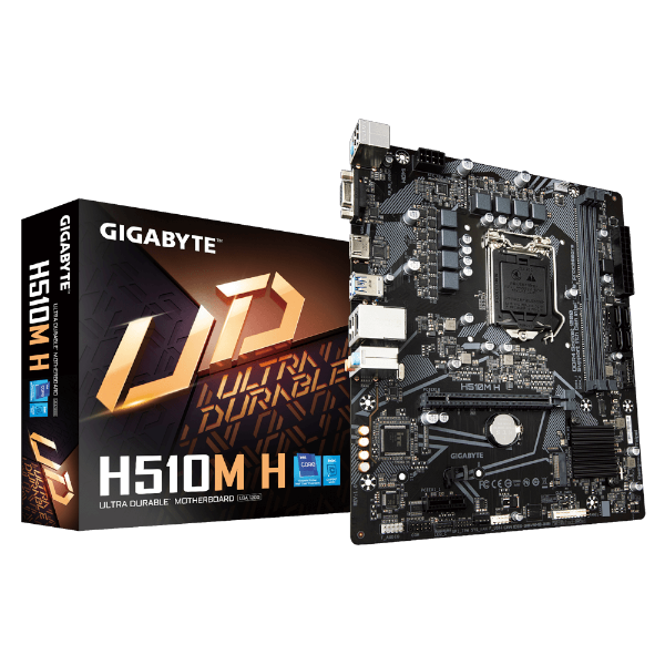 לוח משופץ Gigabyte H510M H Micro-Atx LGA1200 PCIE4.0X16 לוח משופץ Gigabyte H510M H Micro-Atx LGA1200 PCIE4.0X16 – תמונה 1