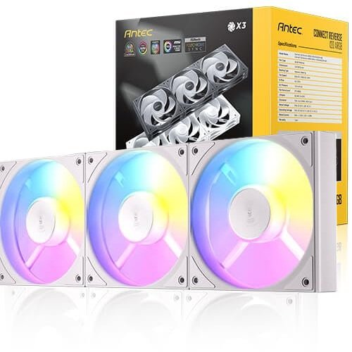 מאווררים למארז ANTEC Connect C120 Reverse ARGB WHITE 3PK מאווררים למארז ANTEC Connect C120 Reverse ARGB WHITE 3PK – תמונה 1