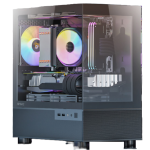 מארז שחור Antec CX200M RGB ELITE M-ATX 5X120mm RGB FANS