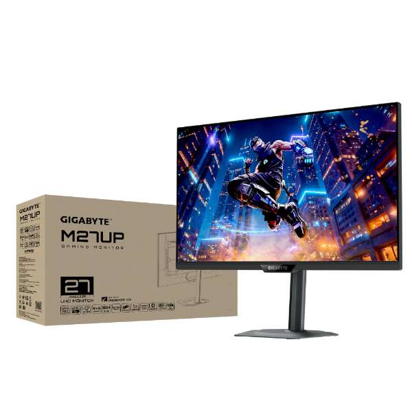 מסך גיימינג Gigabyte M27UP 4K SS IPS 160Hz 1MS HDR USB HUB מסך גיימינג Gigabyte M27UP 4K SS IPS 160Hz 1MS HDR USB HUB – תמונה 1