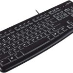 מקלדת לוגיטק חוטית עברית אנגלית LOGITECH K120
