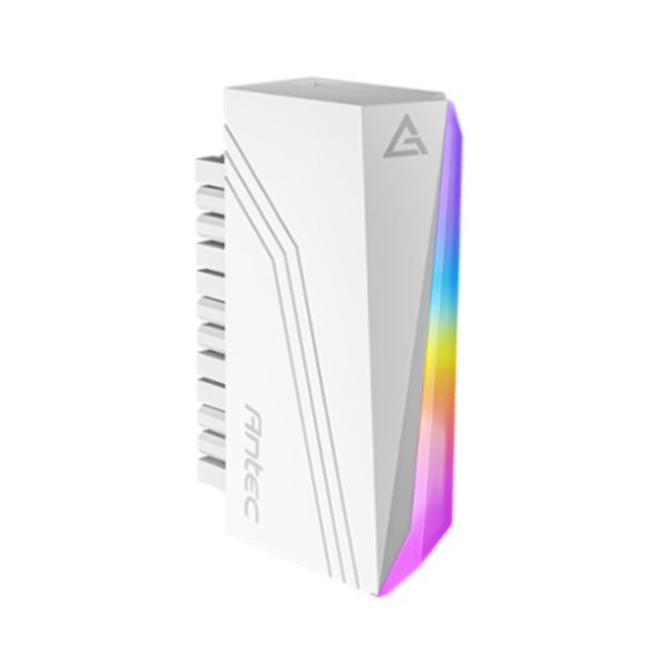 מתאם 90 מעלות ל24-פין ARGB White Adapter °Antec 24-pin 90 מתאם 90 מעלות ל24-פין ARGB White Adapter °Antec 24-pin 90 – תמונה 1