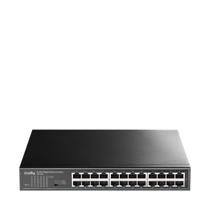 מתג לא מנוהל Cudy GS1024 24PORT Gigabit Ethernet Switch Rackmount