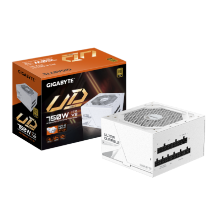 ספק Gigabyte UD750M PG5 V2 ICE 750W 80 Plus Gold ATX 3.1 PCIE 5.1