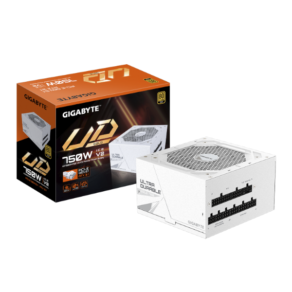 ספק Gigabyte UD750M PG5 V2 ICE 750W 80 Plus Gold ATX 3.1 PCIE 5.1 ספק Gigabyte UD750M PG5 V2 ICE 750W 80 Plus Gold ATX 3.1 PCIE 5.1 – תמונה 1