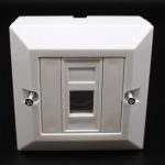 קופסאת פלסטיק RJ-45 Plastic box Cat5